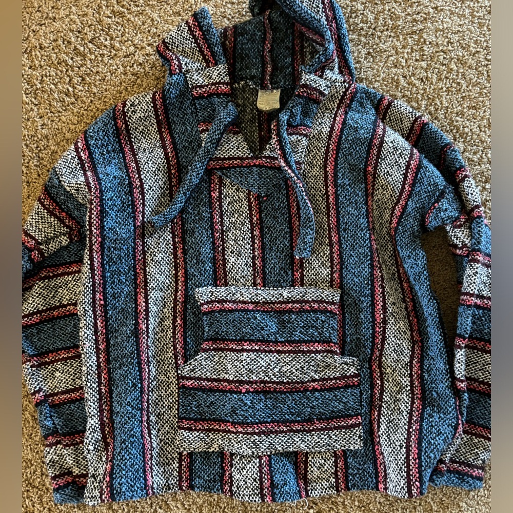 Knit hoodie